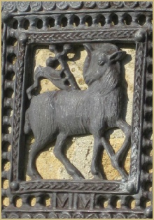The lamb as a symbol of gentle peace