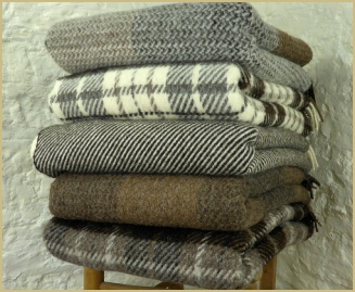 Natural British Wool Palids and Stripes Three