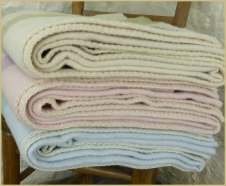 Merino Lambswool Soft-stripe Blankets