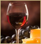 Wine is always available in our licensed coffeeshop