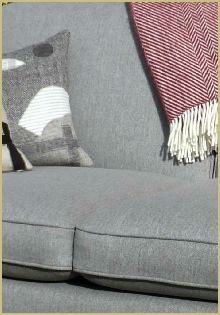 Fine Herringbone Woollen Upholstery Cloth from Cotswold Woollen Weavers