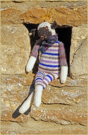 One of our woolly friends... You will find him and others in our Explorium at Cotswold Woollen Weavers in Filkins
