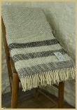 Natural British Wool Weft Stripe