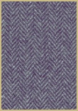 Cotswold Woollen Weavers' Pure New Wool herringbone upholstery cloth - Damson